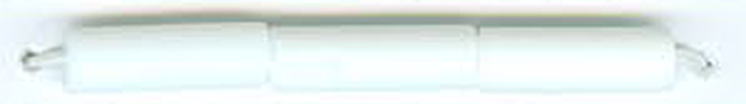 Стеклярус PRECIOSA цвет 03050 матовый, размер 2.0" (4.5 мм), 50 гр (35115001)