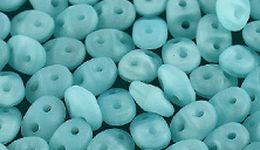 Бусины SUPERDUO MATUBO цвет 61000-84110 матовый, размер 2.5 х 5 мм, 10 гр