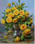 Алмазная мозаика Желтые розы, арт. GF3074