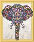 Алмазная мозаика 3D эффект Индийский слон, арт. LP015