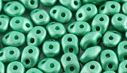 Бусины SUPERDUO MATUBO цвет 02010-29455 матовый, размер 2.5 х 5 мм, 10 гр
